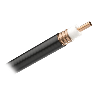 Cable coaxial HELIAX de 7/8″. Cobre corrugado, 100% Blindado.