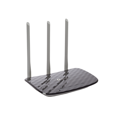 Router Inalámbrico doble banda AC, 2.4 GHz y 5 GHz Hasta 733 Mbps, 3 antenas externas omnidireccional, 4 Puertos LAN 10/