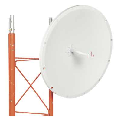 Antena Direccional en Frecuencia Extendida / 4.8 – 6.5 GHz / 28 dBi / Conector con jumper N-Macho incluido/ Polaridad en