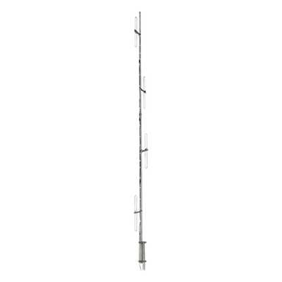 Antena Base VHF, de 4 Dipolos, Rango de Frecuencia 138 – 150 MHz.
