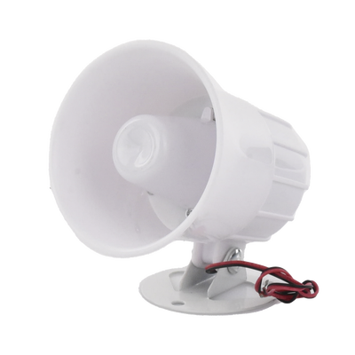 Sirena Cableada SFIRE SF-520A / 110 dB / Potencia 15 W /Alimentación 12 VCC / 1 Tono / Compacta y Potente