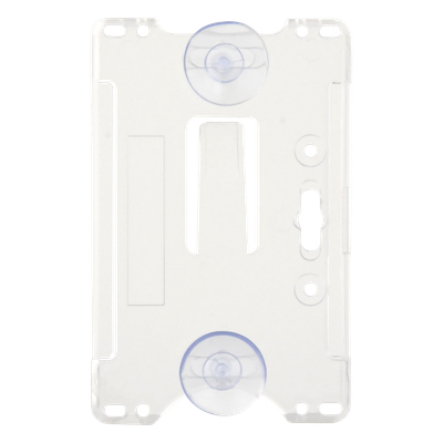 Porta tarjeta de plastico ABS / Transparente / Compatible con tarjetas ACCESSCARDEPC / PROCARDX