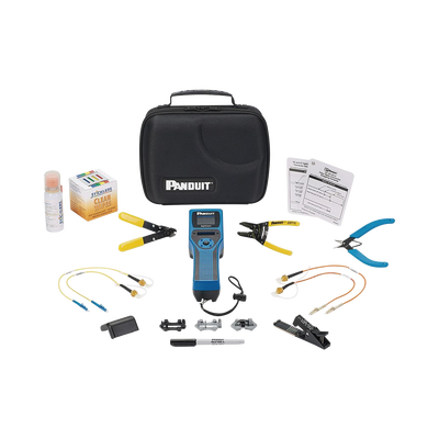 Kit de Herramientas OptiCam 2, Para Terminación de Conectores de Fibra Optica Pre-Pulidos de Panduit, Incluye Desforrado