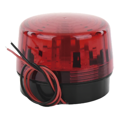 Estrobo con 35 leds de alta luminosidad con la opción de respaldo con batería 9v