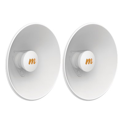 Par de Antenas Modulares Dual Slant, 4.9 – 6.4 GHz, Dimensiones (27 cm), Apertura 45°, Ganancia de 20 dBi, Diseñadas par