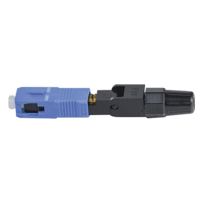 Conector Rápido de Instalación en Campo, Monomodo, SC/UPC, pre-pulido, re-terminable, ideal para Aplicaciones FTTx
