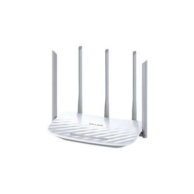 Router Inalámbrico doble banda AC, 2.4 GHz y 5 GHz Hasta 1350 Mbps, 5 antenas externas omnidireccional, 4 Puertos LAN 10