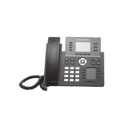 Teléfono IP Wi-Fi, Grado Operador, 4 líneas SIP con 4 cuentas, pantalla a color 2.8″, puertos Gigabit, Bluetooth, PoE, c