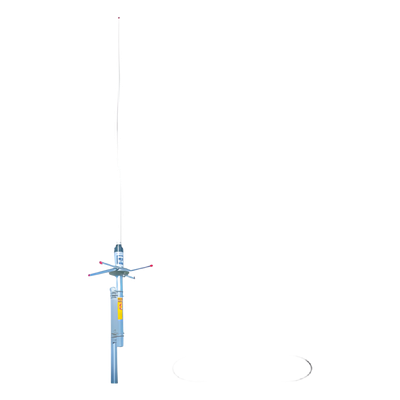 Antena Base Fibra de Vidrio, UHF de 450-458 MHz, 6 dB de ganancia