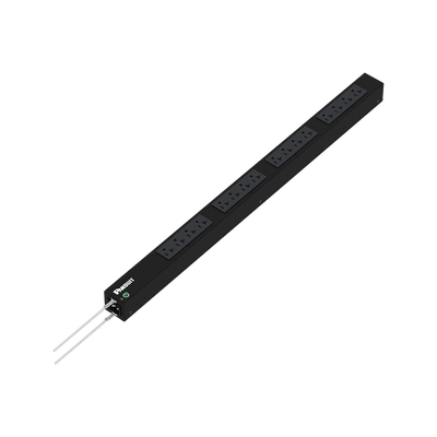PDU Básico para Distribución de Energía, Enchufe de Entrada NEMA 5-15P, Con 16 Contactos NEMA 5-20R, de Instalación Vert