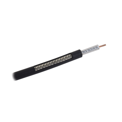 Carrete de 305m, Cable Coaxial RG-58 LMRLW-195, Baja Pérdida de 50 Ohms, Conductor de Cobre Sólido