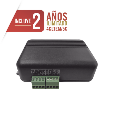 Controlador 4GLTEM / 4 ENTRADAS Y 2 SALIDAS / 2 AÑOS ILIMITADOS INCLUIDOS / Activacion Remota /Notificacion PUSH e EMAIL