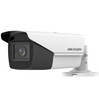 Bullet TURBOHD 4K (8 Megapixeles) / Lente Mot. 2.7 a 13.5 mm / IR EXIR Inteligente 80 mts / Exterior IP67 / dWDR