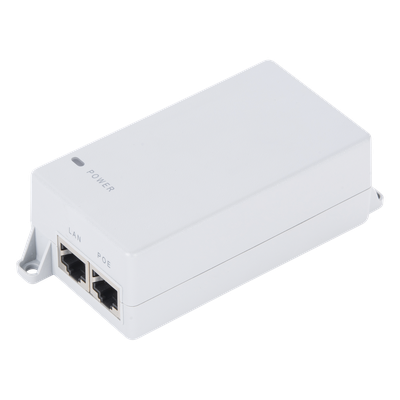 Inyector PoE Pasivo Gigabit de pared para C5x, C5c, de Mimosa, Voltaje de salida 24Vcd.
