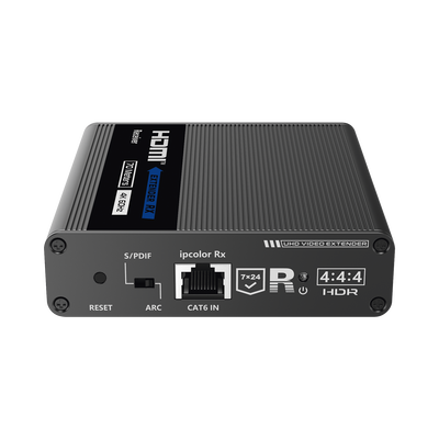 Receptor Compatible para Kits TT- 676 / 4K@60Hz con IR / Distancia de 70 Metros / Conexión en Cascada de hasta 10 Recept
