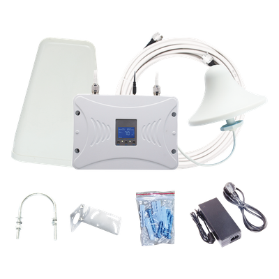 Kit Amplificador de Señal Celular 4.5G LTE, 3G y Voz. Funciona con Todos los Operadores. Soporta Múltiples Dispositivos