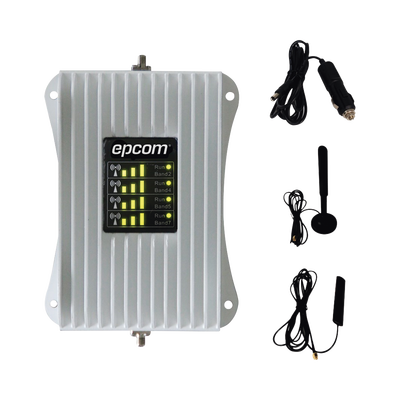 KIT de Amplificador de Señal Celular Para Vehículo/ Soporta y Mejora la Señal Celular 4.5G, 4G LTE/ Múltiples Operadores