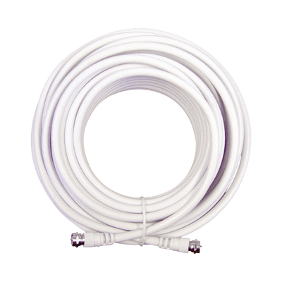 Jumper Coaxial con Cable Tipo RG-6 en Color Blanco de 15.24 Metros de Longitud y Conectores F Macho en Ambos Extremos. 7