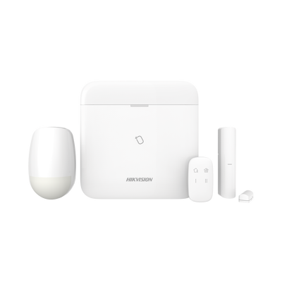 (AX PRO) Kit de Panel de Alarma Inalámbrico de Hikvision / Soporta 96 Zonas / Lector de Tag integrado / 3G/4G, Wi-Fi y E