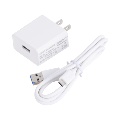 Cargador Micro-USB Profesional de 1 Puerto / 5 VCC / 1 Amper Para Smartphones y Tablets / Voltaje de Entrada de 100-240