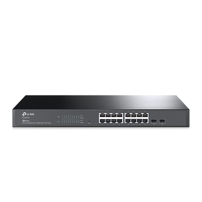 Switch JetStream SDN Administrable 16 puertos 10/100/1000 Mbps + 2 puertos SFP, administración centralizada OMADA SDN