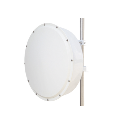 Antena direccional de alta resistencia, Ganancia 30 dBi, (4.9 -6.5 GHz), Plato hondo para mayor inmunidad al ruido, Cone