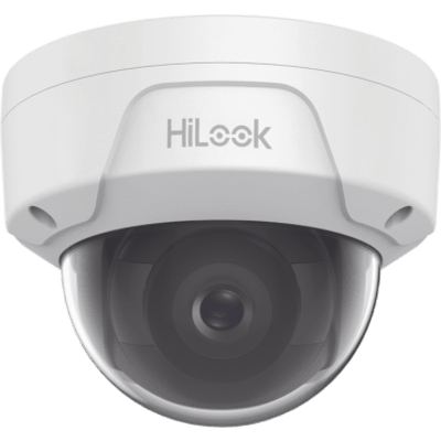 HiLook Series / Domo IP 4 Megapixel / 30 mts IR / Exterior IP67 / IK10 / PoE / dWDR / Lente 2.8 mm / Onvif
