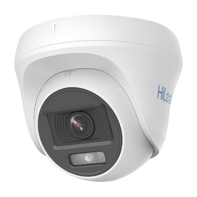 Turret TURBOHD 1080p / Imagen a Color 24/7 / Lente 2.8 mm / ColorVu Lite / Luz Blanca 20 mts / IP66 / Policarbonato