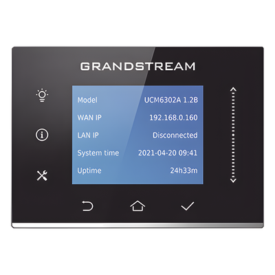Conmutador IP-PBX para hasta 500 usuarios y 75 llamadas simultaneas, 2FXO, 2FXS, solución para PyMEs