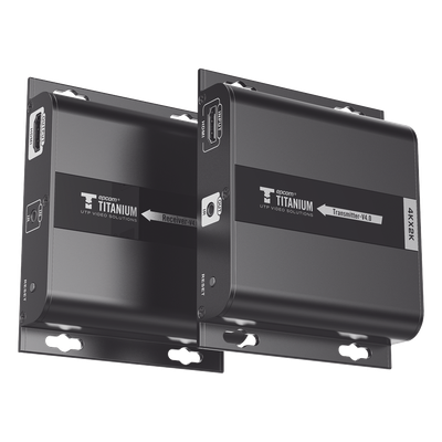 Kit Extensor HDMI para distancias de 120 metros / Resolución 4K @ 30Hz / Cat 5e/6 / Soporta conexión Uno a Uno y Uno a M