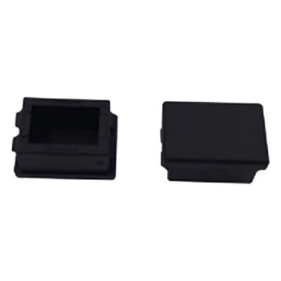Inserto ciego para placas acopladoras LP-FO-D06 y LP-FO-D12, color negro, Bolsa con 100 pcs