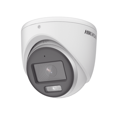 Turret TURBOHD 3K (5MP) / Micrófono Integrado / Lente 2.8 mm / Imagen a color 24/7 / 40 mts Luz Blanca / Exterior IP67 /