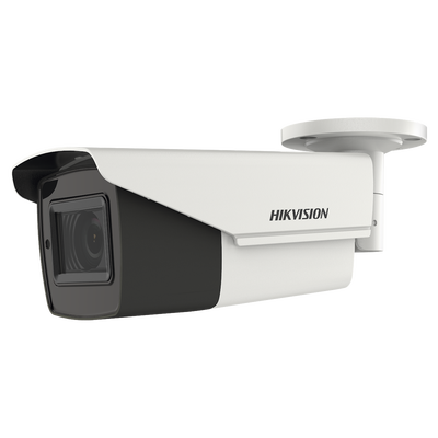 Bala TURBOHD 5 Megapixel / Lente Mot. 2.7 a 13.5 mm / 40 mts IR EXIR / dWDR / TVI-AHD-CVI-CVBS / Exterior IP67 / 12 VCD
