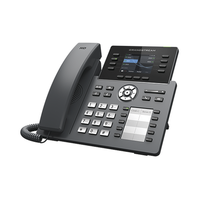 Teléfono IP Wi-Fi, Grado Operador, 8 líneas SIP con 4 cuentas, pantalla a color 2.8″, puertos Gigabit, Bluetooth, PoE, c