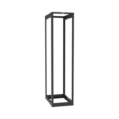 Rack de Cuatro Postes Estándar de 19″, Rieles Roscados #12-24, Profundidad Ajustable de 23 a 42 in, 45 Unidades de Rack,