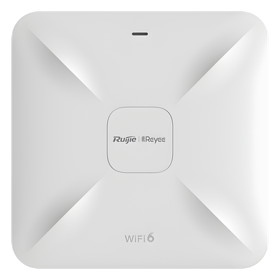 Punto de acceso Wi-Fi 6 de techo para interior 360°, doble banda MU-MIMO 4×4, 3202 Mbps, hasta 512 usuarios, puertos 1 x