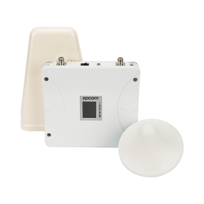 Kit Amplificador de Señal Celular 5G, 4G, 3G, VoLTE y Voz convencional. Funciona con Todos los Operadores. Soporta Múlti