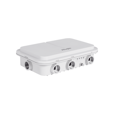 RG-AP680(CD), Punto de Acceso Inalámbrico Exterior de Alta Potencia y Doble Radio Wi-Fi 6 de 2.402 Gbps, Puerto Óptico d