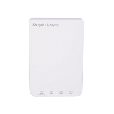 Punto de acceso Wi-Fi 5 de pared para interior 360°, doble banda 802.11ac wave2, 1267Mbps, 5 puertos GE, hasta 110 usuar