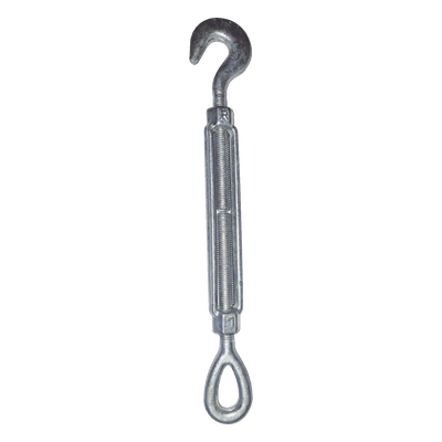 Tensor de 5/8″ x 9″ Acero Forjado OJO-GANCHO Galv. Inmersión en Caliente (Carga Max. 1020 Kg).