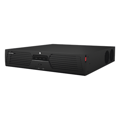 NVR 32 Megapixel (8K) / 64 canales IP / Soporta Cámaras con AcuSense / 8 Bahías de Disco Duro / 2 Puertos de Red / Sopor