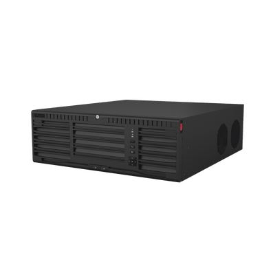 NVR 8K Megapixel / 64 canales IP / Soporta Cámaras con AcuSense / 16 Bahías de Disco Duro / 2 Tarjetas de Red / Soporta