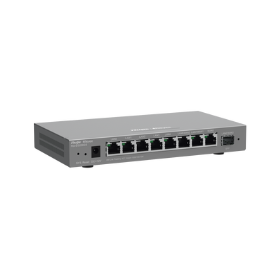 RG-EG209GS Router Administrable con 9 Puertos Gigabit, Soporta 2x WAN Configurables, 1 Puerto SFP 1Gb, hasta 200 Cliente