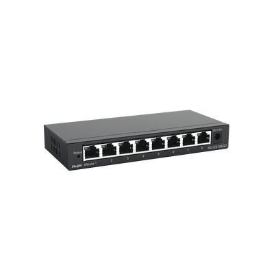 RG-ES108GD, Switch No Administrable Sin PoE de 8 puertos 10/100/1000Mbps