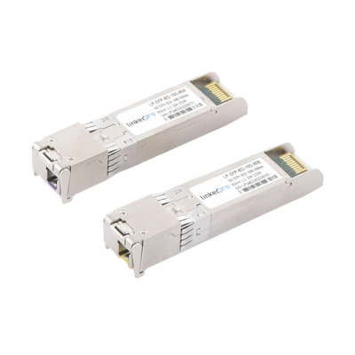 Transceptores Bidireccionales SFP+ (Mini-Gbic) / Monomodo / 10 Gbps de velocidad / Conector LC / Hasta 80 km de Distanci