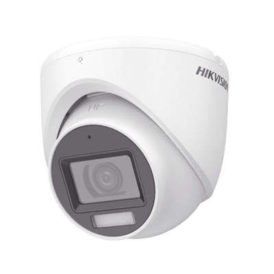 Domo TURBOHD 3K HIBRIDA B/N – Color VU / IR 20 MTS / Lente 2.8 mm / Luz Blanca 20 mts / Exterior IP67 / Microfono Interc