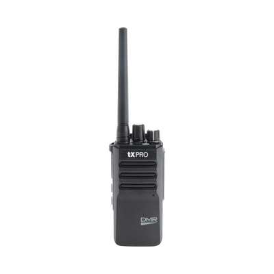 Radio Portátil Digital DMR en banda VHF 136-174 MHz / 5 Watts de Potencia / Incluye: Antena, Clip, Batería Y Cargador