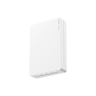 Punto de acceso Wi-Fi 6 de pared para interior 360°, doble banda, 2976 Mbps, 4 puertos GE downlink + 1 puerto GE uplink,