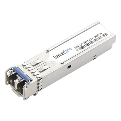 Transceptor Industrial SFP (Mini-Gbic) / Monomodo / 1.25 Gbps de velocidad / Conectores LC Dúplex / Hasta 10 km de Dista