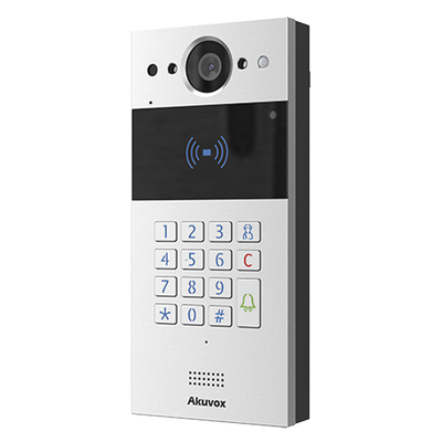 Videoportero IP Multiapartamento / SIP / Administración en la Nube / Acceso por Tarjeta, PIN y NFC / Compatible con App
